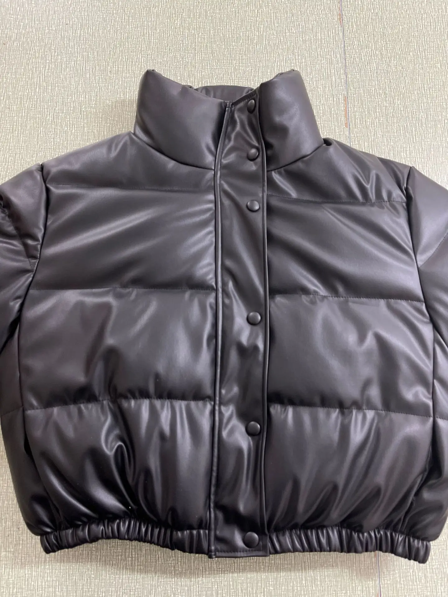 Winter and Autumn Women's Bubble Coat Stand-up Collar Contrast Stitching Slim Slimming Short Thick Down Jacket Mujer Parkas