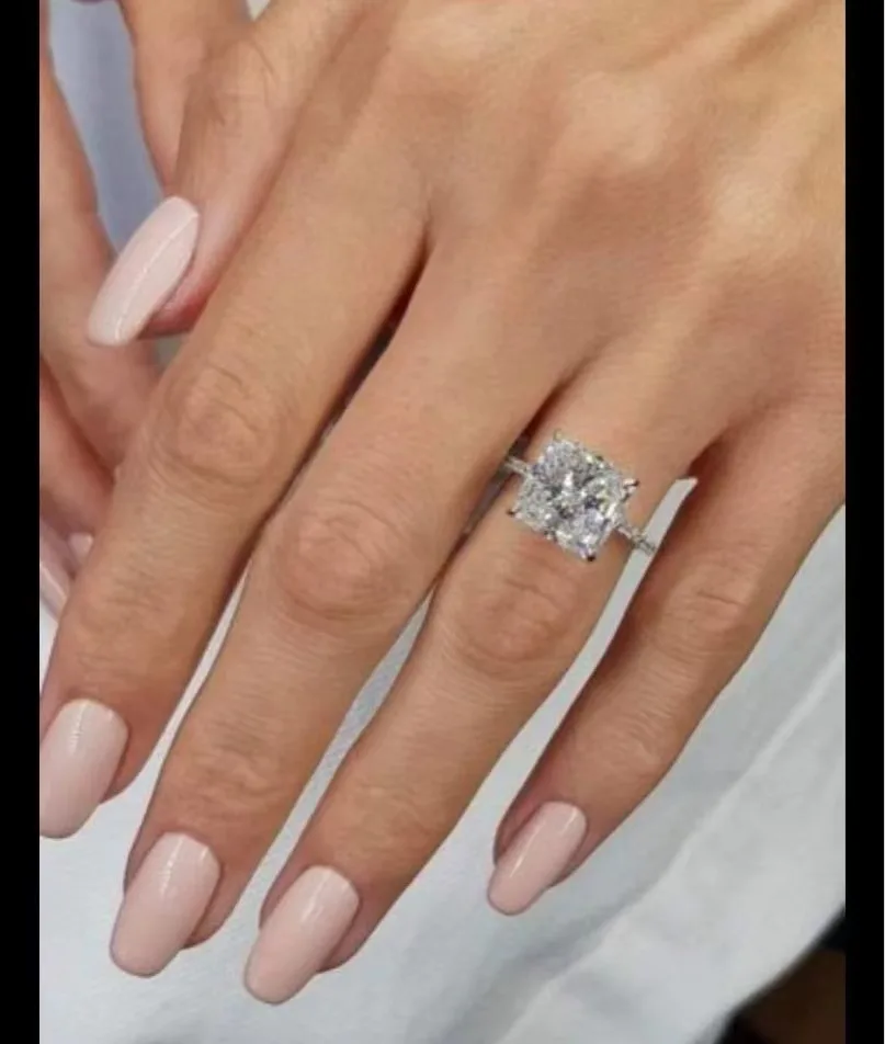 

custom 585 RING 4 carat just ring 14K moissanite ring wedding party Jewellery