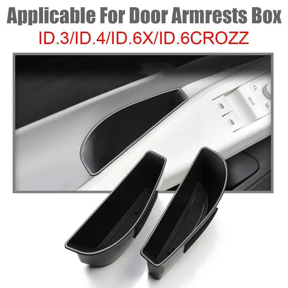 

Car Armrest Storage Box Door Handle Pocket Protect Container Organizer Case For VW ID.6 ID.4 ID.3 Interior Parts F7L0