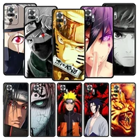 Naruto Anime Kakashi Sasuke Uchiha Phone Case For Xiaomi Redmi Note Pro K40 Gaming 11S Silicone Cover