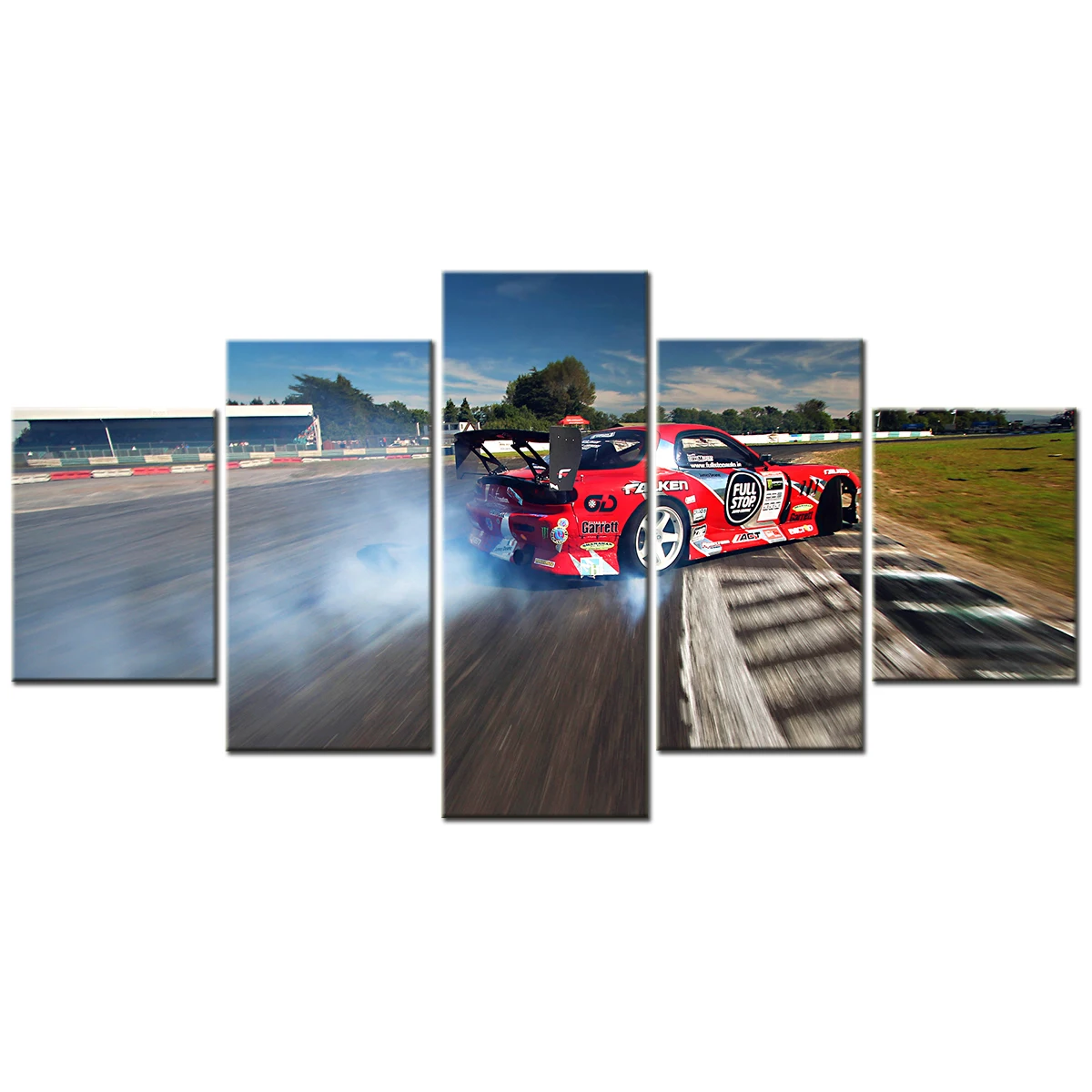 5 шт. картины на холсте с изображением автомобиля |