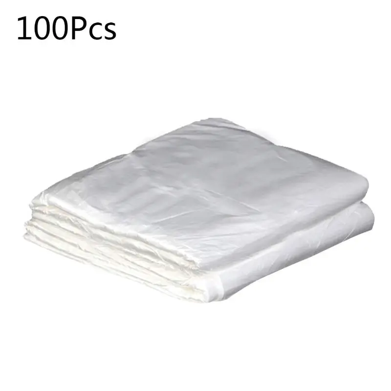 100Pcs Disposable Waterproof Barber Cape Hairdressing Shawl Barbershop Apron