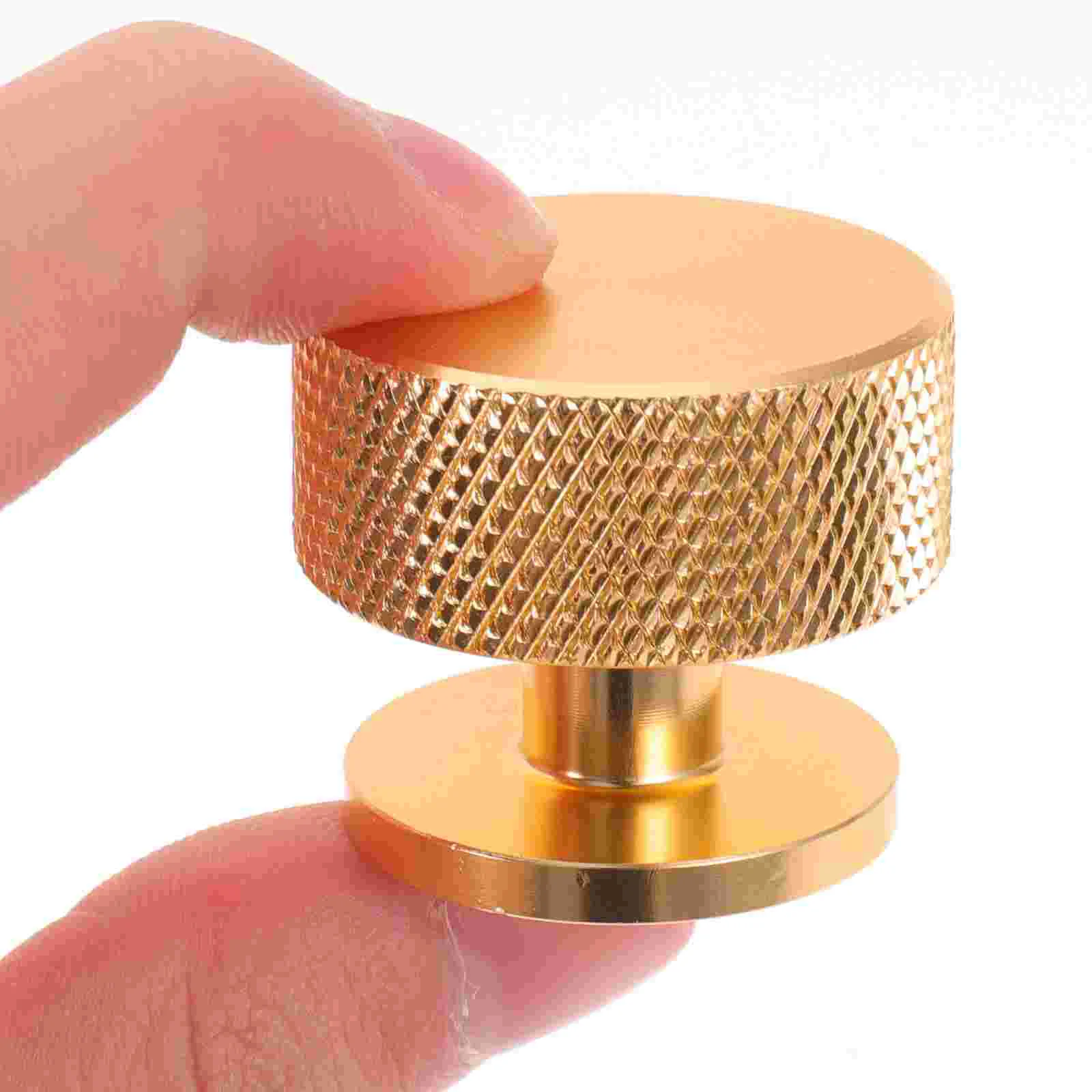 

2 Pcs Cupboard Black Drawer Pulls Dresser Knob Handles Stainless Steel Knobs Round Space Aluminum