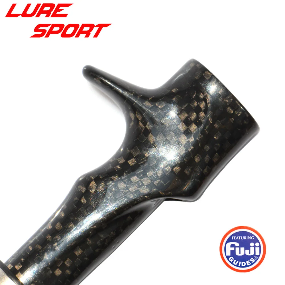 LureSport 3K тканый карбоновый корпус с гайкой FUJI DPS16 спиннинг сиденья литой