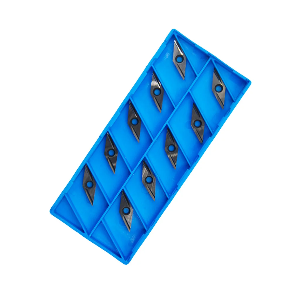 10 шт. ромбовидная Поворотная вставка инструменты для обработки кутикулы с ЧПУ