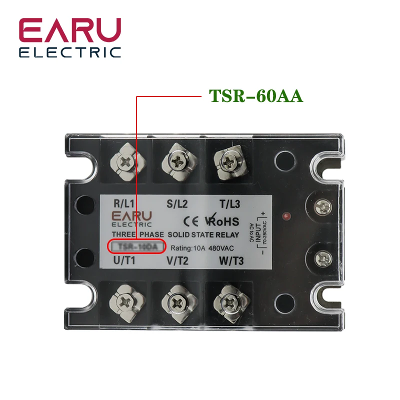 

EARUELECTRIC TSR-40AA трехфазное твердотельное реле для переменного тока