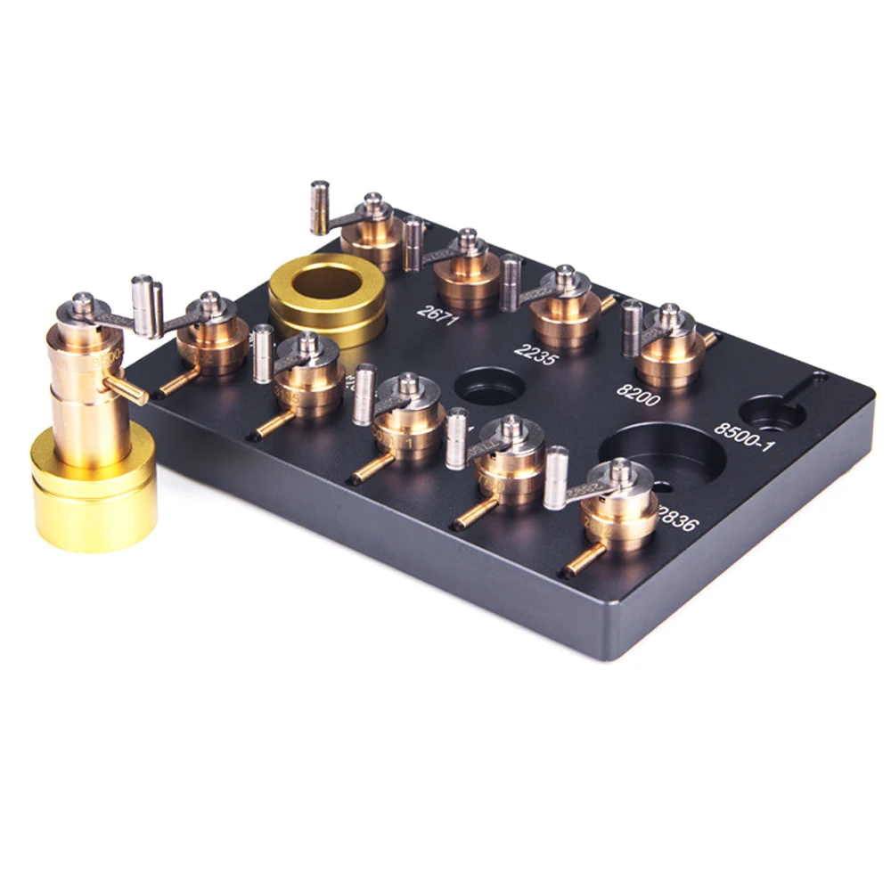 

Набор инструментов для ремонта часов 10 в 1, комплект инструментов для механических часов размера Assort, механизм с основной пружиной, инструменты для фиксации обмотки для часовщика