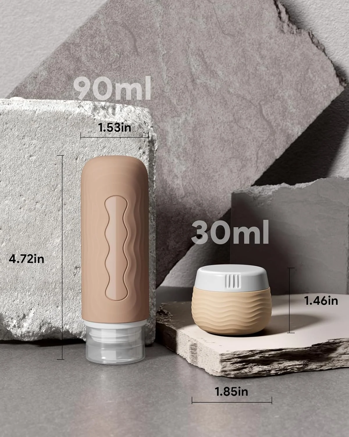 Дорожные контейнеры Yinke для туалетных принадлежностей герметичные