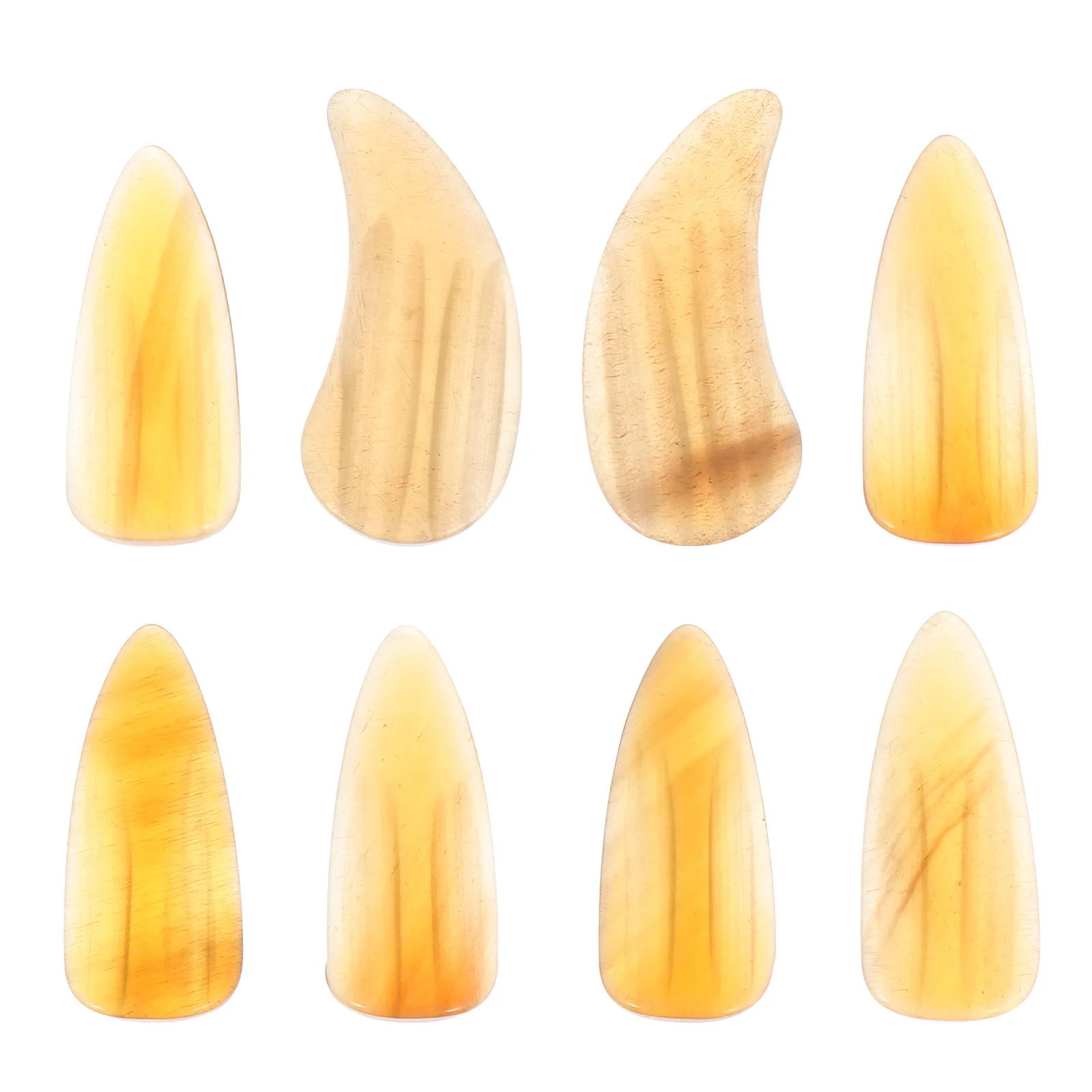 

8 Pcs Thumb Picks Guzheng Fake Nail Gadgets Kids Guzheng Nail Covers Nail Protector Finger Picks Supplies Guzheng Nails