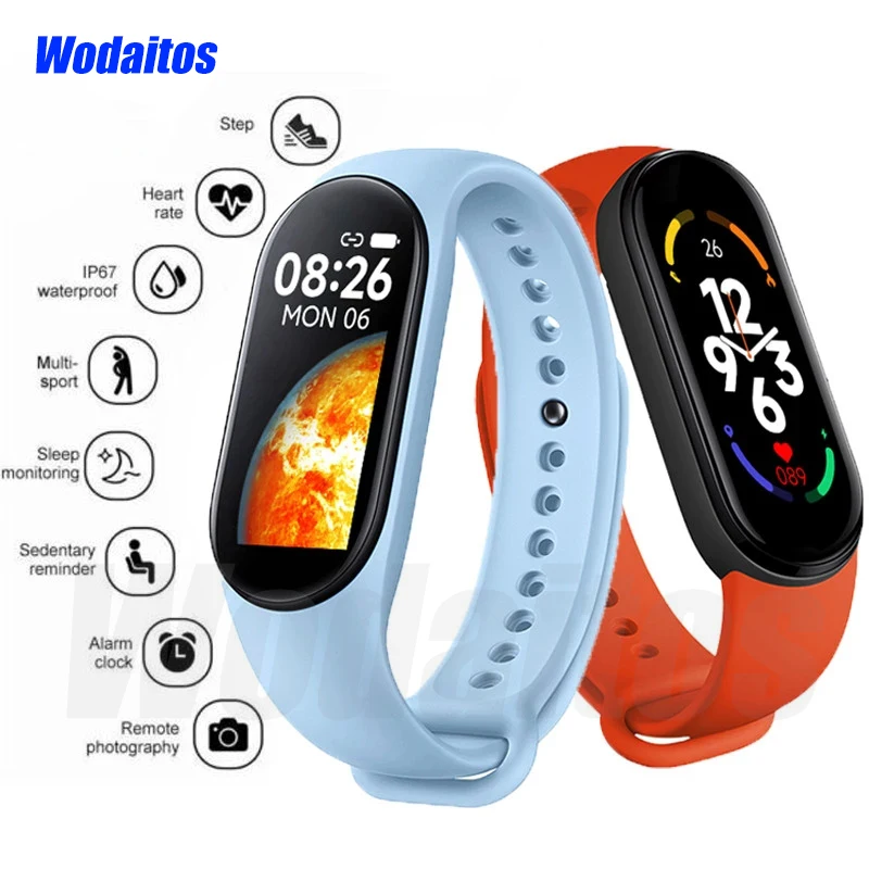 Smart Watch M7 For Android IOS Smart Band Sport Men Woman Blood Pressure Heart Rate IP67 Waterproof Monitor Fitness Bracelet