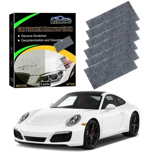 6 шт. блестящая наноткань для удаления царапин на автомобиле - купить по выгодной