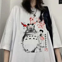 totoro studio ghibli harajuku anime t shirt women ullzang miyazaki hayao tshirt funny cartoon t shirt cute top female clothes