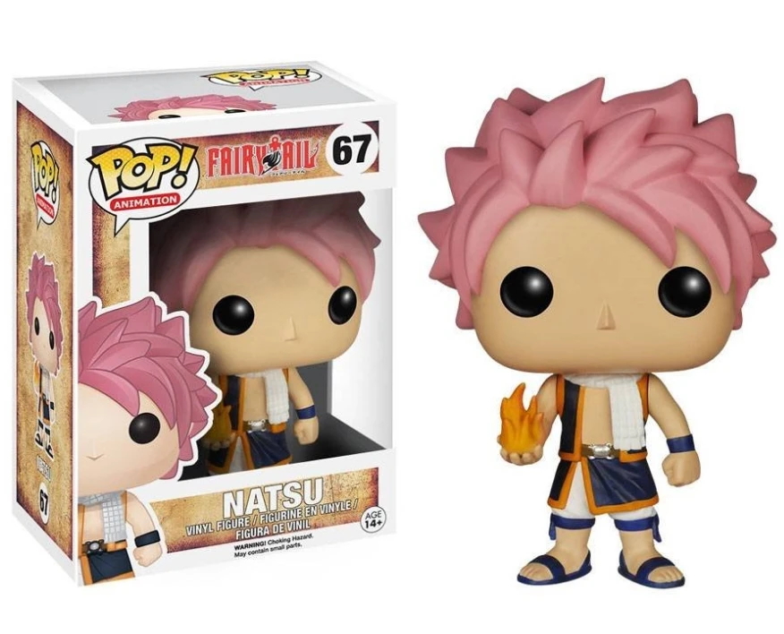 Funko pop Fairy Tail NATSU # 67 Реджина 268 Naz Gajeel 481 виниловые фигурки коллекционные модели