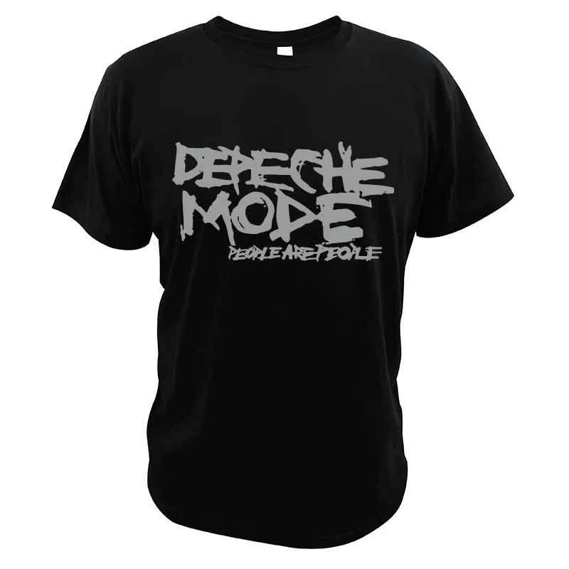 

Depeche-Mode People Are People T-Shirt English Electronic Music Band Tee Casual Summer Graphic T Shirt Hip-hop Men Clothing