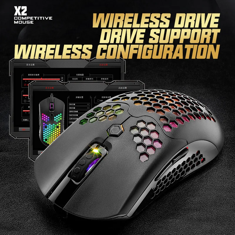 Беспроводная игровая мышь, проводная, 2,4 ГГц, usb-c, Двухрежимная Механическая мышь, 12000 ТНД, возможность подзарядки, для компьютера, ноутбука