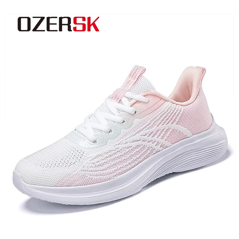 OZERSK Женская обувь из тканой ткани модные легкие дышащие удобные нескользящие