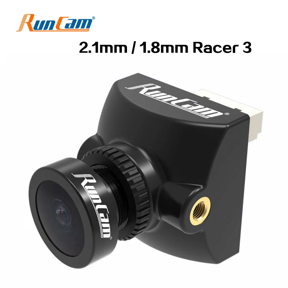 RunCam Racer 3 Мини FPV камера CMOS 1000TVL Super WDR 6 мс задержка 1 8 мм/2 мм для гоночного дрона |