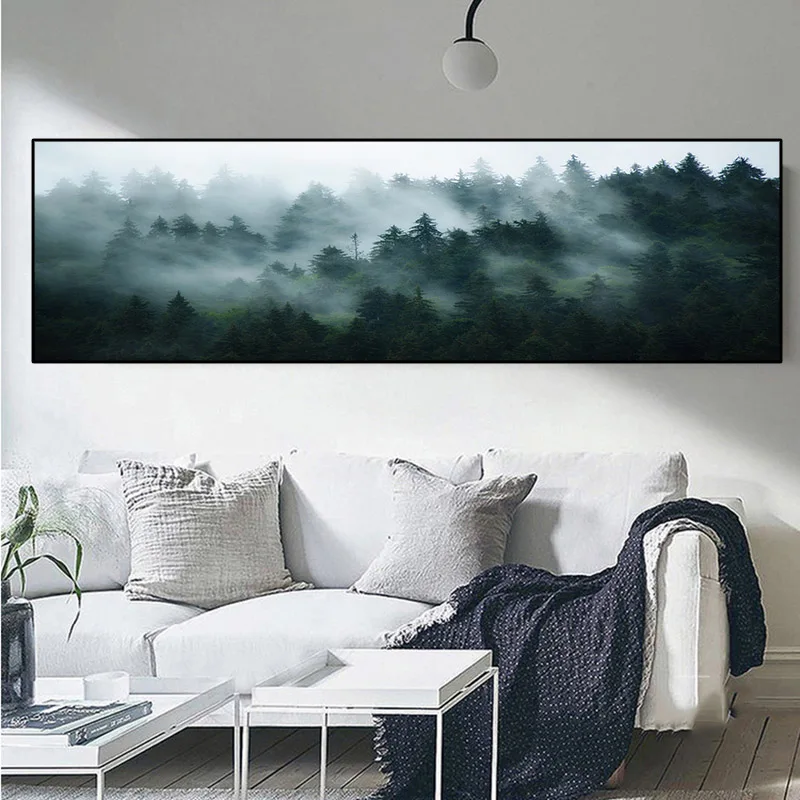 

Картина на холсте RELIABLI ART Современный Туманный лес