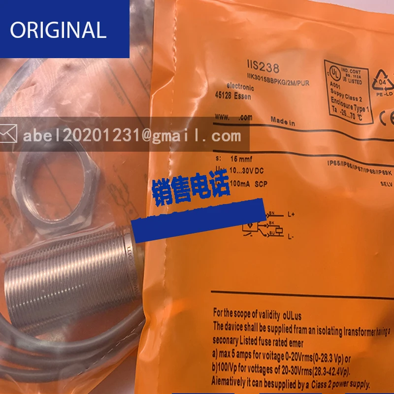Совершенно новый оригинальный датчик Φ IG5398 IIS238 IIK3015BBPKG