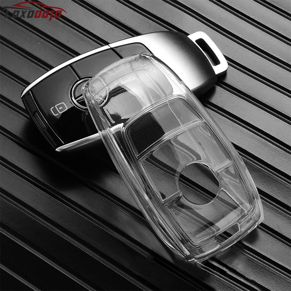 

Прозрачный чехол из ТПУ для автомобильных ключей, чехол для Mercedes Benz AMG A C E S G Class W177 W205 W213 W222 GLC CLE CLA GLB GLS X167