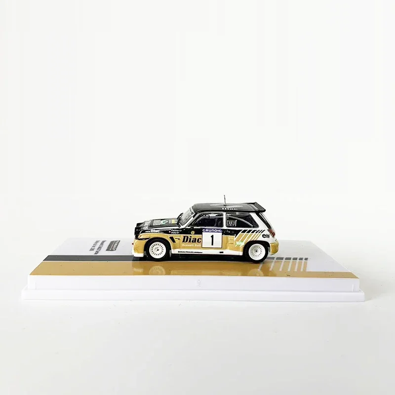 Модель автомобиля Tarmac Works 1:64 Renault 5 MAXI Turbo Rallye du Var 1986 автомобиль из сплава