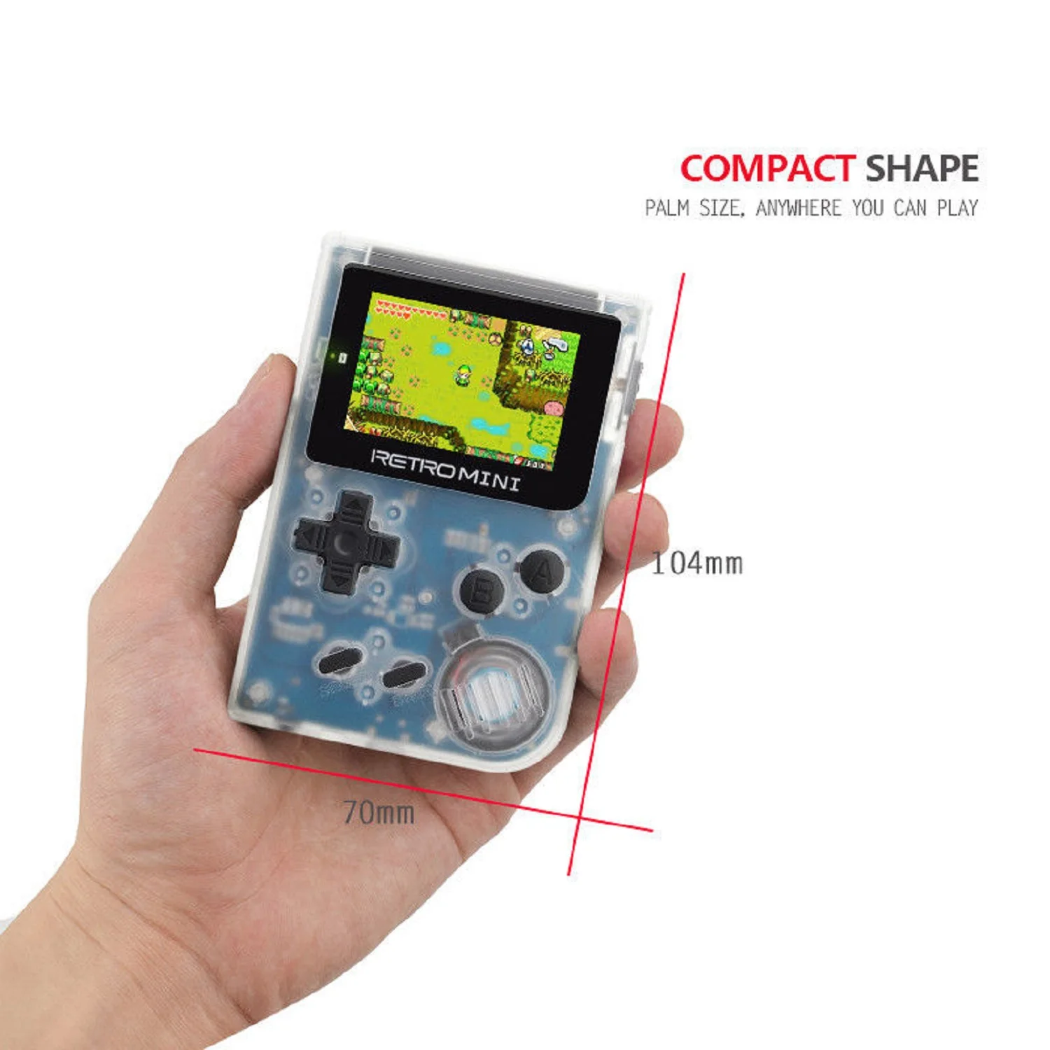 Anbernic Retro Mini Portable Pocket Game Emulators Handled Game Retro Game Console 2 Inch Screen 1169 Games  Best Gift For Kids