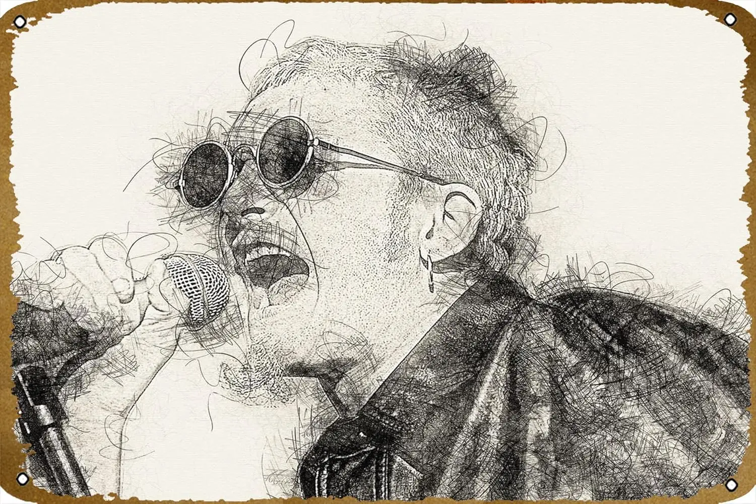 Layne Staley 12x8 дюймов жестяные вывески металлические художественный постер ретро