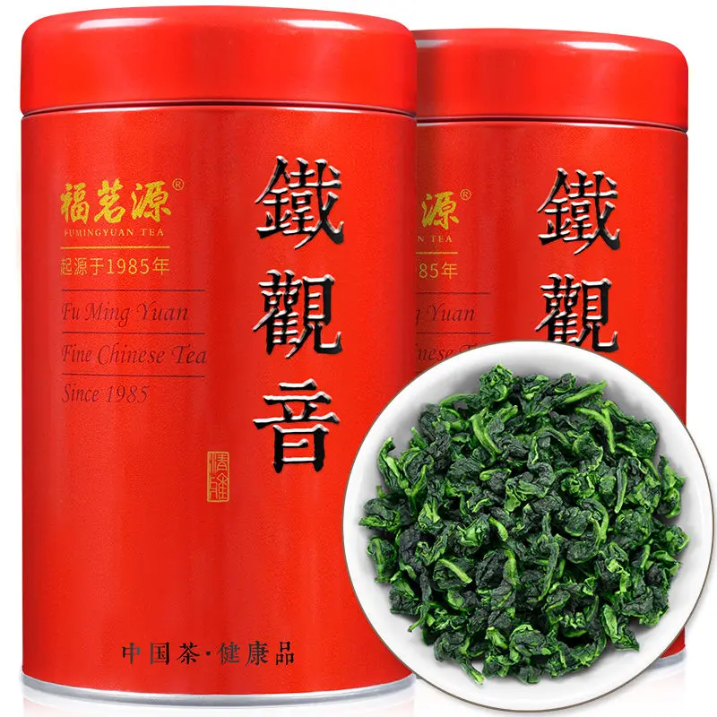 

High Quality Anxi Tieguanyin Oolong Tea , Fragrant Autumn Orchid Flower Gift Box , Canned 125g no teapot