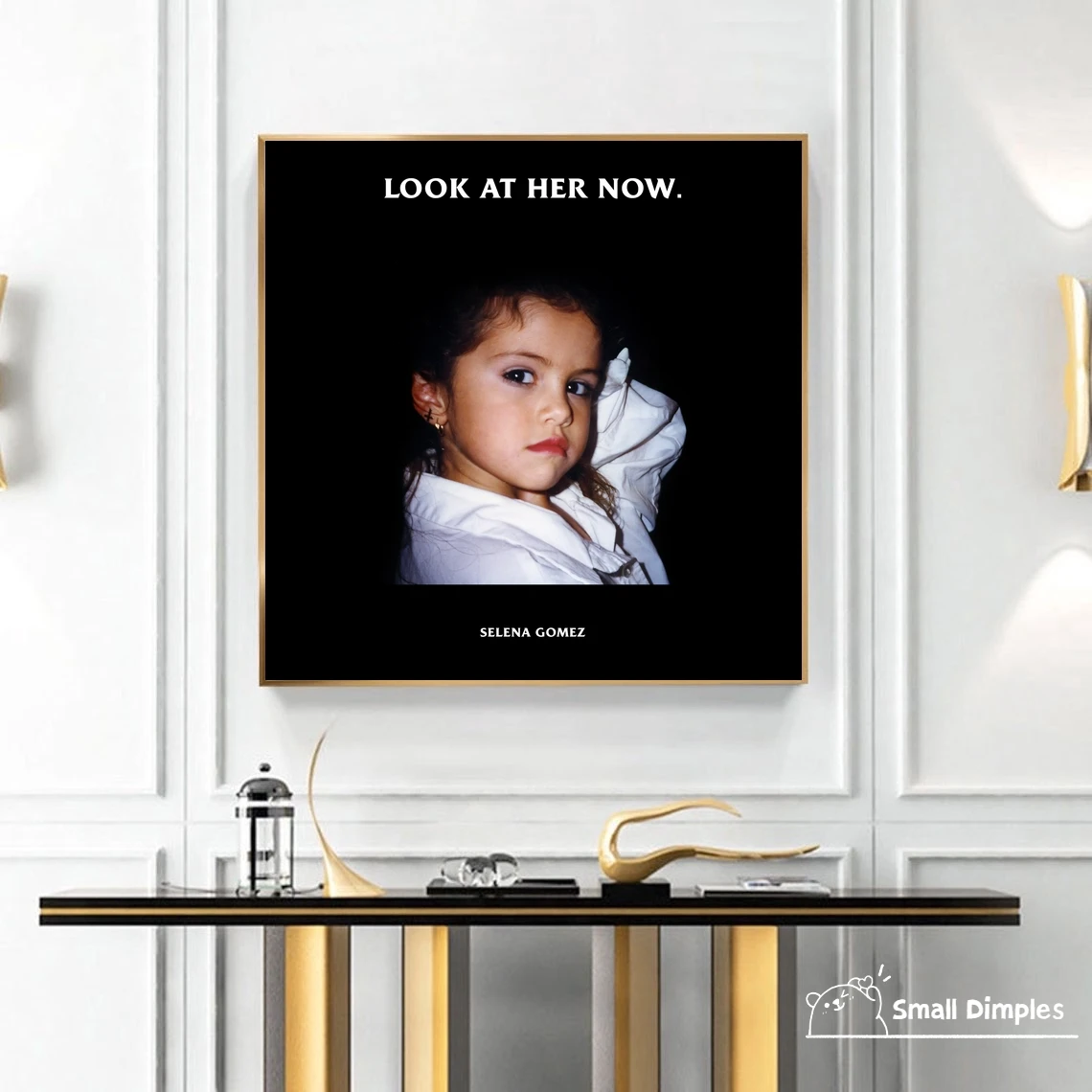 Селена Гомез посмотрите на нее сейчас музыкальный альбом Обложка плакат холст