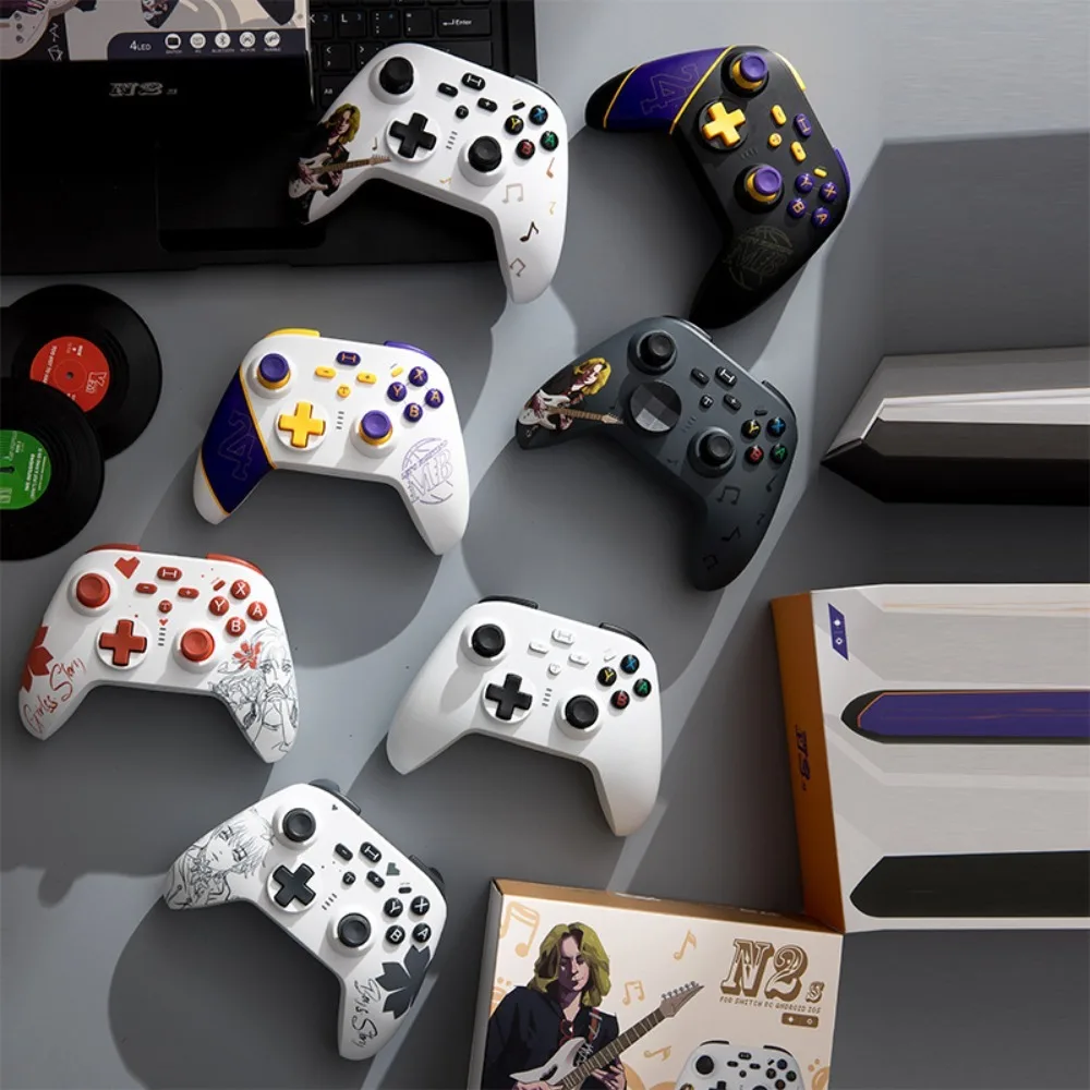 Беспроводной контроллер N2 S BT/Type-C шестиосевой гироскоп геймпад турбо 5-уровневая