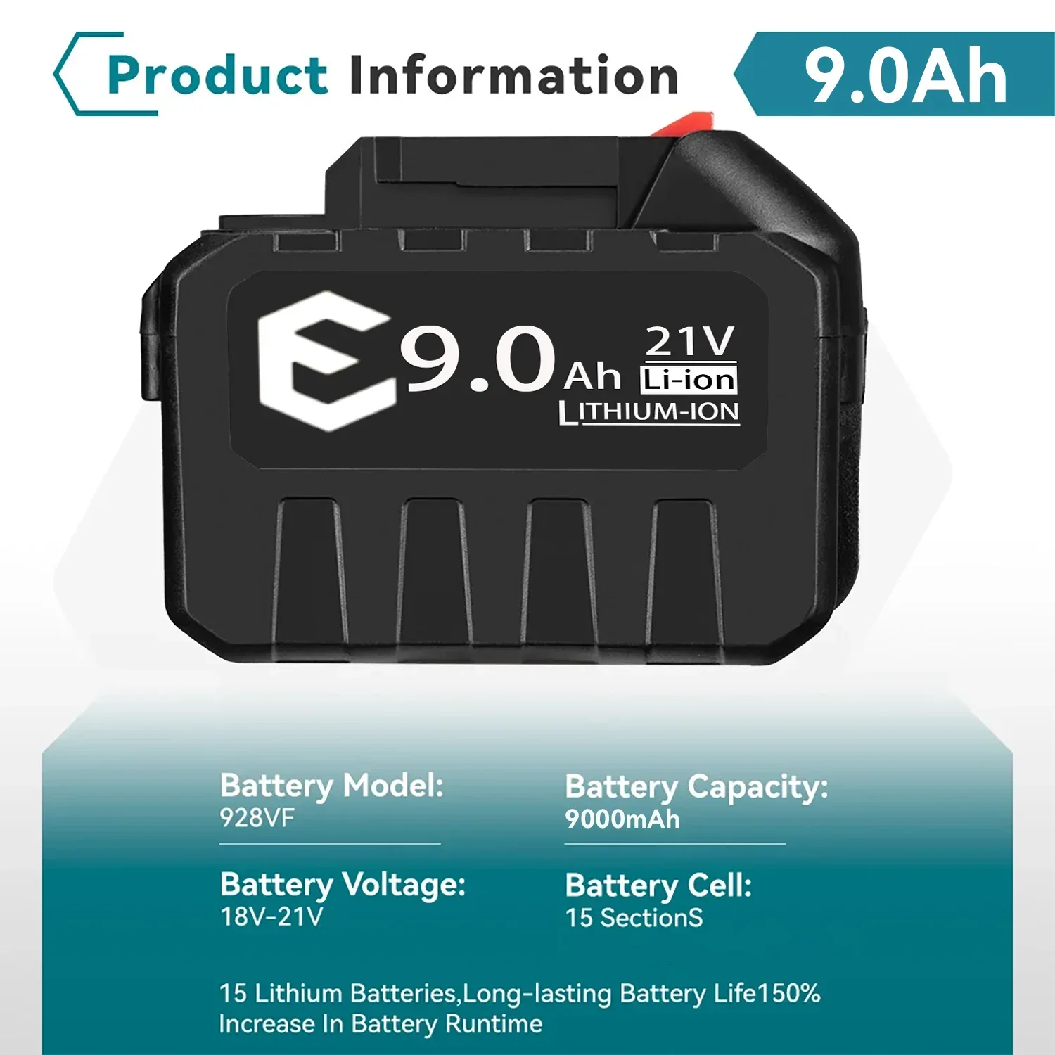Литий-ионный аккумулятор для электроинструмента Makita 18 в 21 388VF 3000 мАч 6000 9000