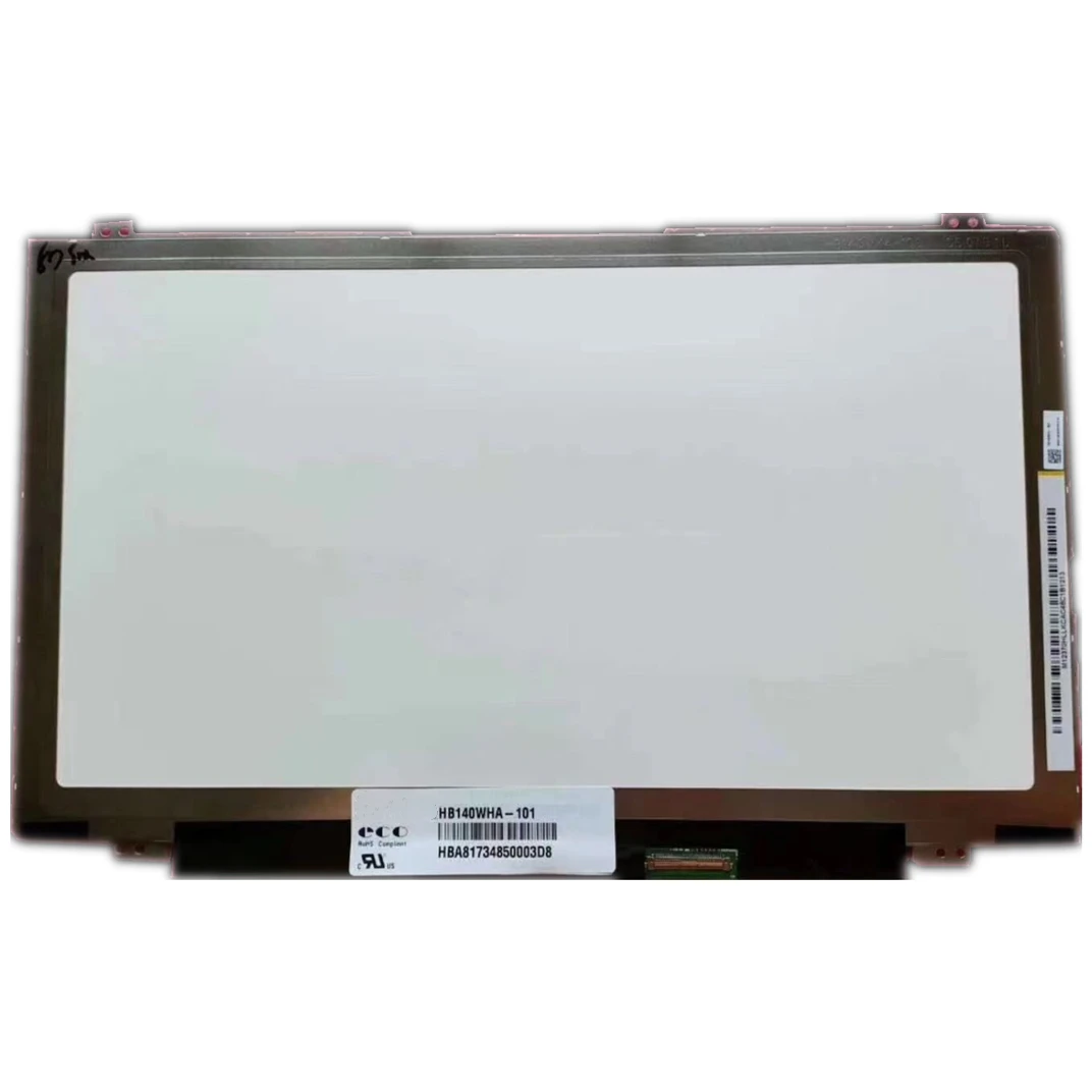 

HB140WHA-101 14,0 "Запасная панель ЖК-экрана ноутбука 1366*768 EDP 40 контактов