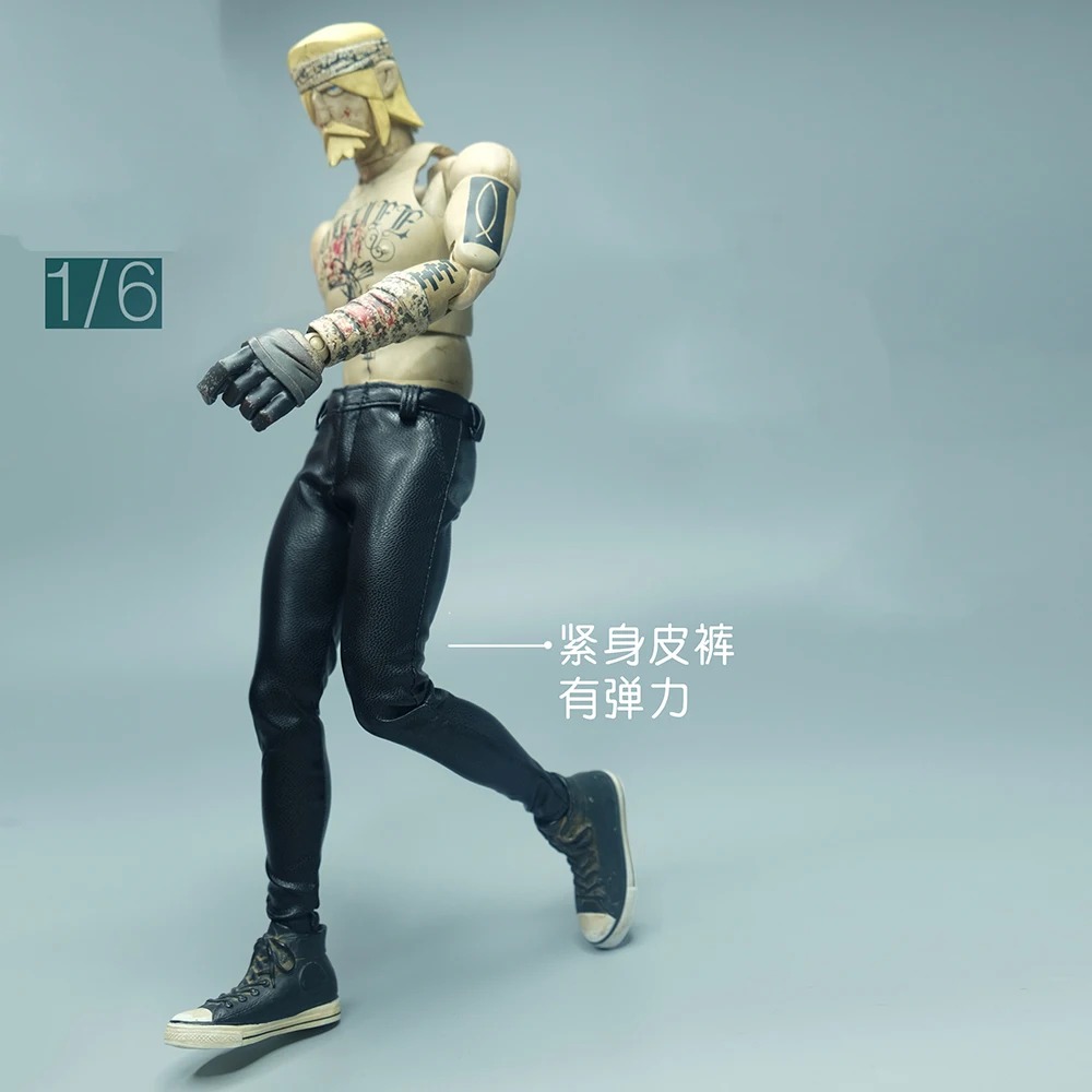 Коллекционные эластичные брюки 3atoys, черные узкие брюки для крошечного тела,