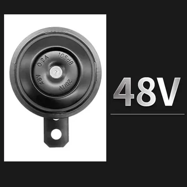 

Мотоциклетный звуковой сигнал, универсальный 12 В, скутер, трехколесный велосипед, утюг, 24 В, 48 В, электрический велосипедный сигнал, 105 дБ, водонепроницаемый, пылезащитный