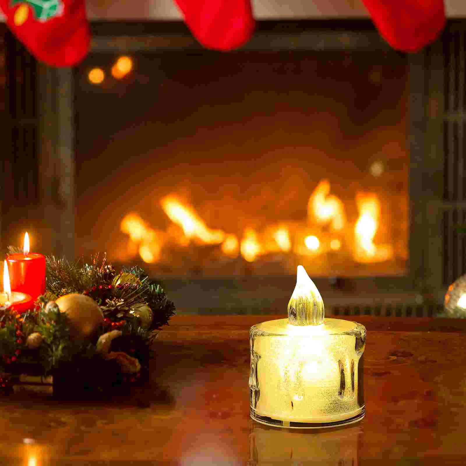 24 шт. электронная настольная лампа орнамент маленькая имитация электрического