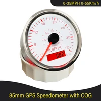 85mm british style gps speedometer digital drive direction 0 356080mph redyellow backlight for car motorcycle universal