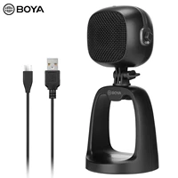 boya by cm6 professional condenser desktop usb microphone mic for pc computer mobile youtube recording podcast studio blogger