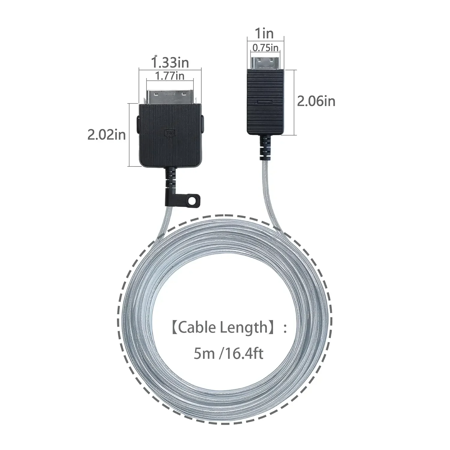 Фото Кабель One Connect 5 м/16 футов BN39-02470A BN39-03006A для телевизоров Samsung 43, 50, 55, 65 дюймов The Frame LS03FA QLED 4K №2