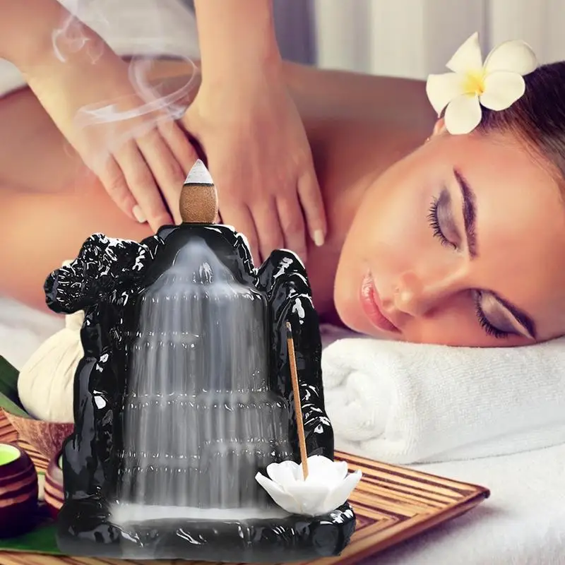 Новый керамический держатель для благовоний с обратным потоком водопад аромата