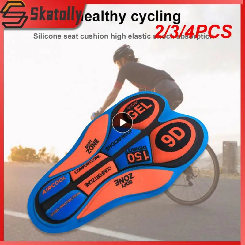 

2/3/4PCS Bicycle Shorts Cushion Repair Clothes Sponge Breathable Pads Sew Riding Pants Different Colors Cycling Shorts Cushion