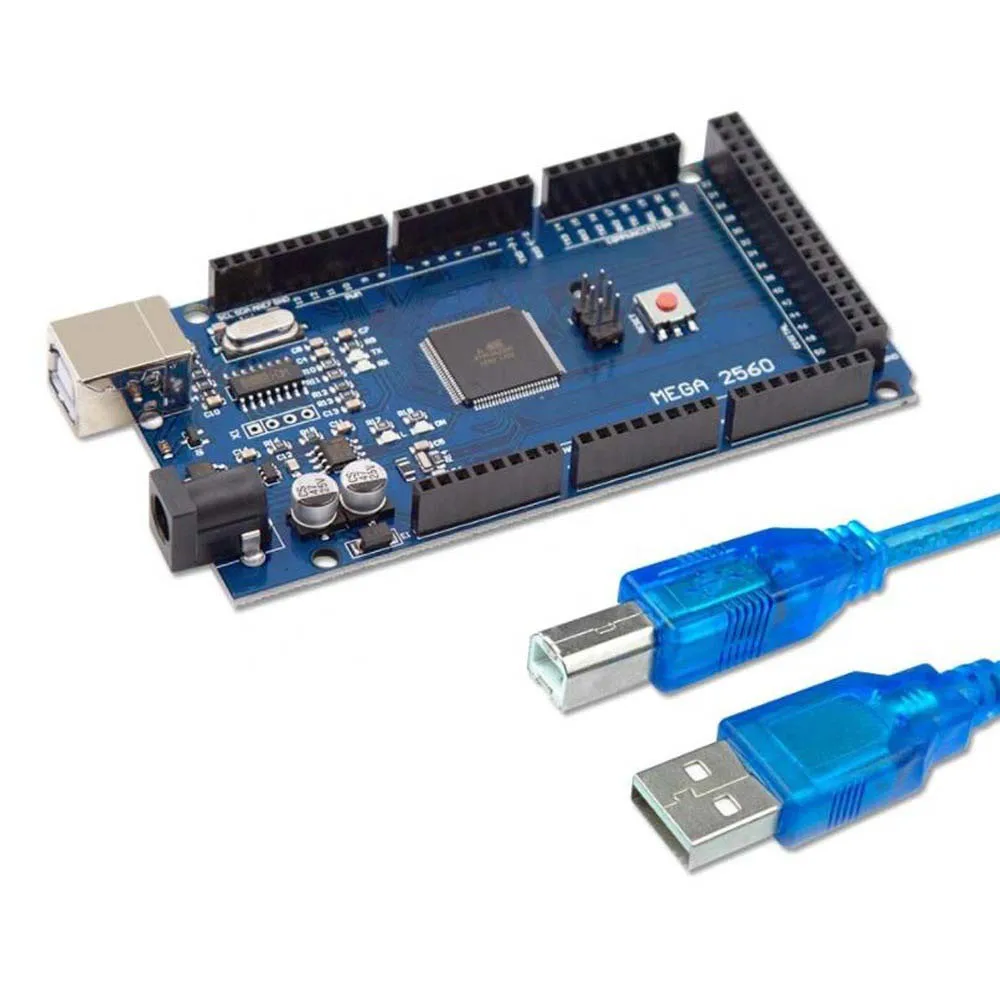 Compatible USB board Data line ATMEGA2560-16AU Chip AVR Power Module Electronic Components Development Board Demo | Компьютеры и офис