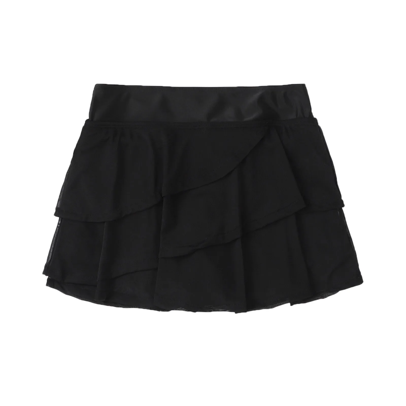 

Новинка 2023, Женский сетчатый купальник, юбка, Женский консервативный купальник с разными слоями, длинные женские шорты для плавания