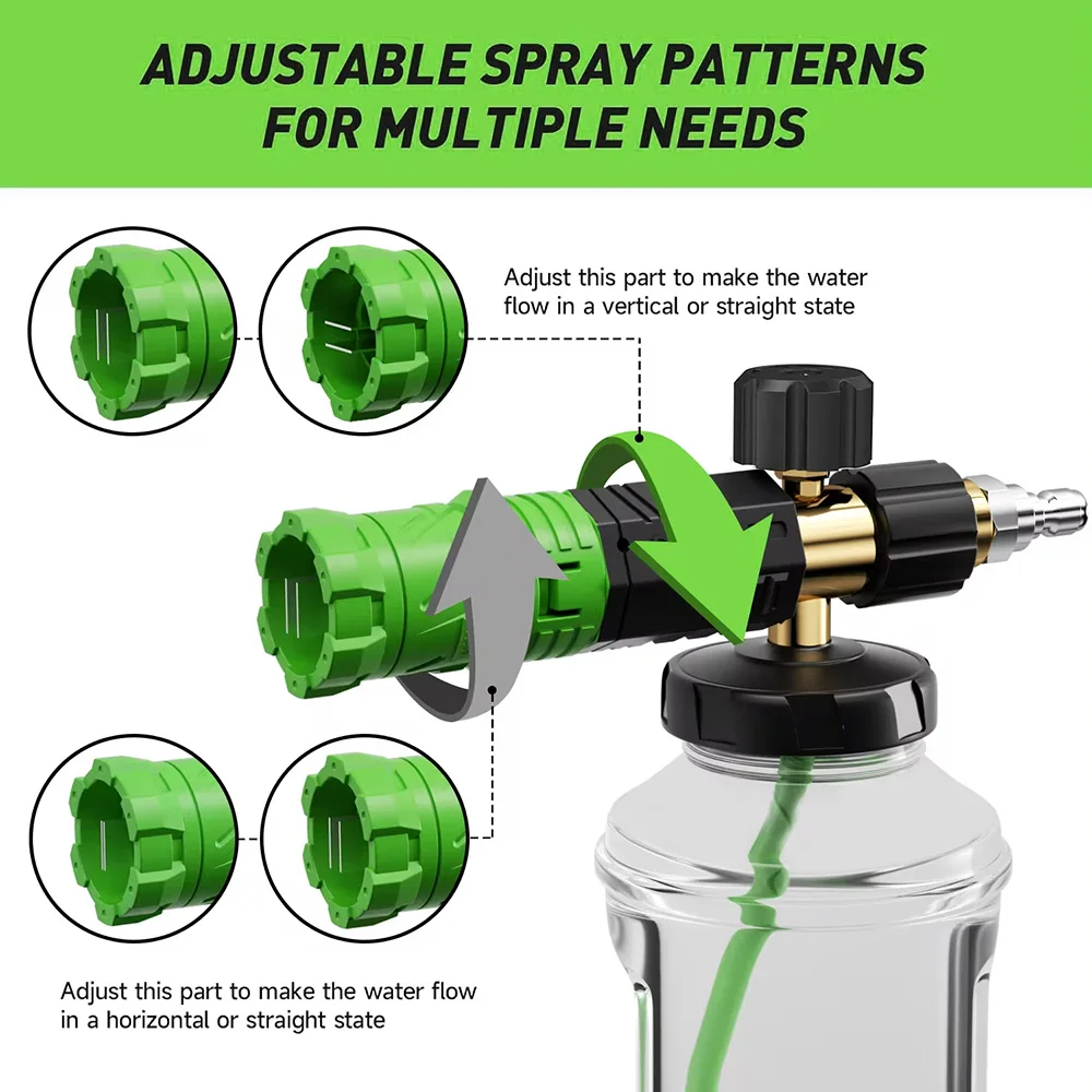 Пенная насадка пенораспылитель для шлангов моек высокого давления Karcher Bosch Parkside