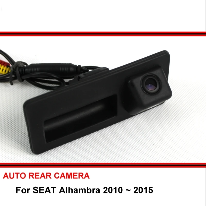 

Для сиденья Alhambra 2010 - 2015 HD CCD ручка багажника OEM автомобильная камера заднего вида для парковки заднего вида с ночным видением