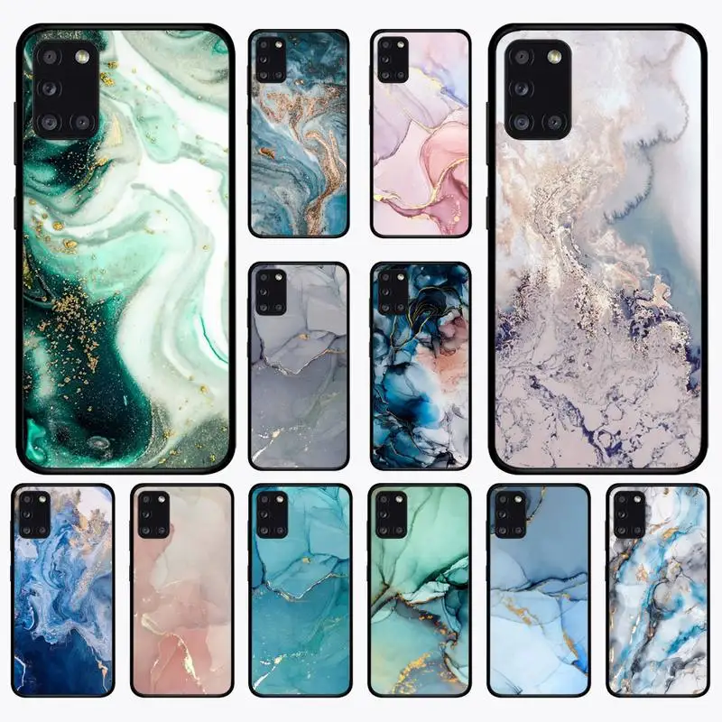 

Pink Gold Marble Art Fashion Phone Case For Samsung A70 A71 A72 A51 A52 A53 A30 A21 A02 S A40 A32 A31 A13 A12 A10 Cover