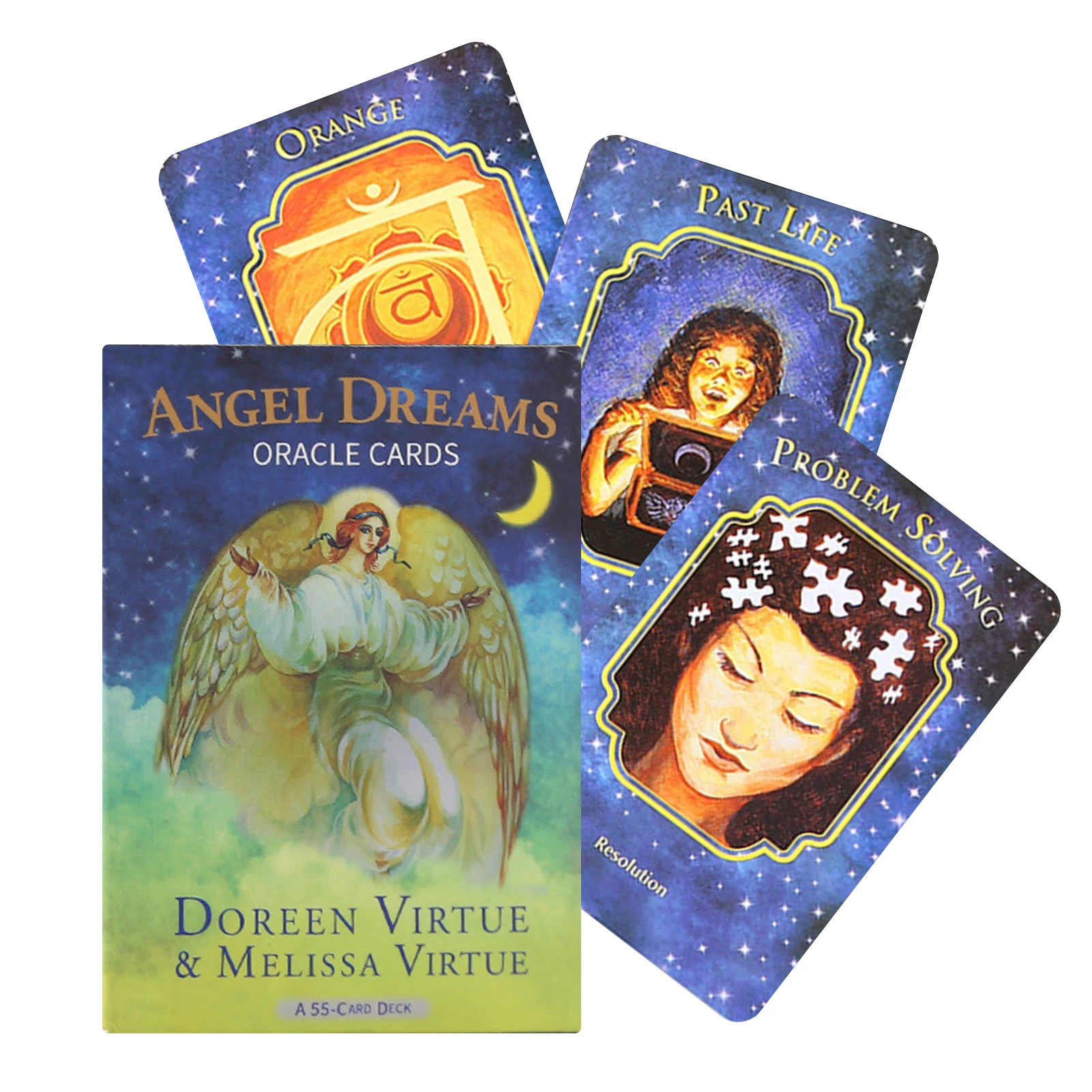 

Oracle Cards English Version Angel Dream Divination Fate Tarot Card Deck Board Game Tarot Card Party Game Playing Card Toy