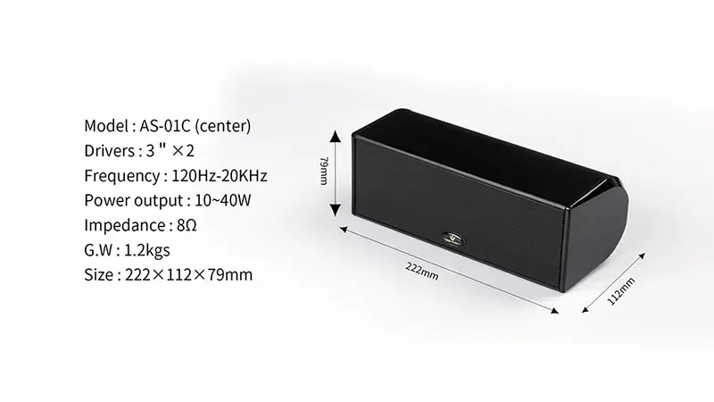 Dolby Atmos Drahtlose Heimkino-Musik-HiFi-System-Lautsprecher Surround-Sound-Heimkino Tragbare Lautsprecher mit hdm