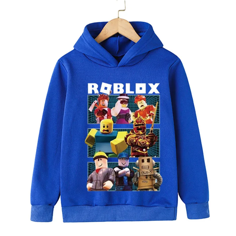 Зимние забавные толстовки Robloxing для девочек и мальчиков на зиму весну хлопковые