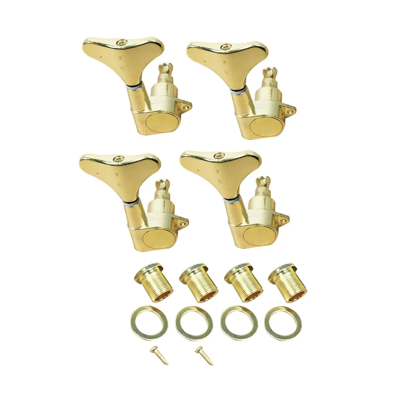 

Full Closed String Button 4 String Bakelite Bass Head Chord Tuning Pegs Tuners Guitar Accessories Bass Accessories