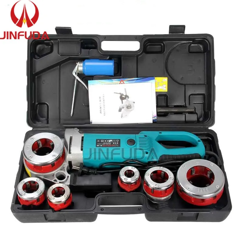 

Light Weight ELectric Pipe Threading Machine For Construction pipe threader with 6 dies